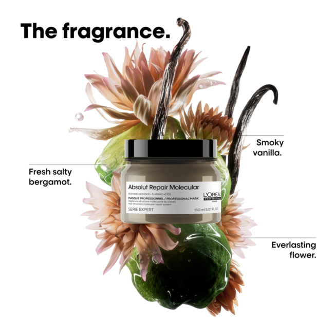 L’Oréal Professionnel – Absolut Repair Molecular | Haarmaske für geschädigtes oder widerspenstiges Haar – 150 ml