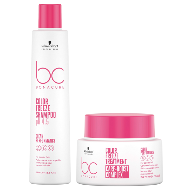 Schwarzkopf Professional CombiDeal - Bonacure | Color Freeze Shampoo 250ML & Masker  200ML - voor gekleurd haar