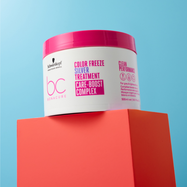 Schwarzkopf Professional - Bonacure - Color Freeze Silver | Haarhersteller voor gekleurd haar - 500 ml