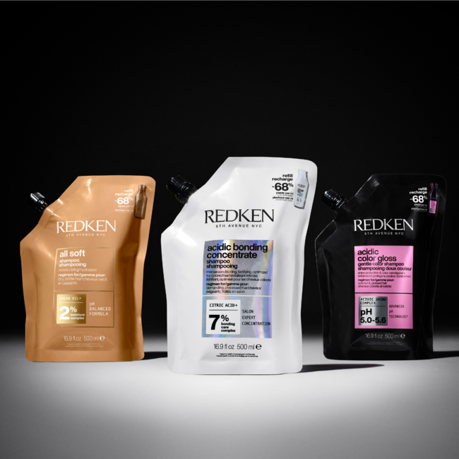 Redken – Acidic Bonding Concentrate - Refill | Shampoo für geschädigtes oder schwer zu bändigendes Haar – 500 ml