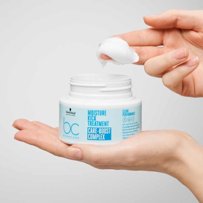 Schwarzkopf Professional - Bonacure - Moisture Kick | Haarhersteller voor droog- of door zon beschadigd haar - 200 ml