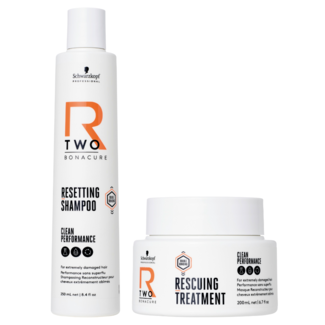 Schwarzkopf Professional Offre Combinée Schwarzkopf Professional – Bonacure | R-TWO Shampooing 250ML & Masque 200ML – pour cheveux abîmés ou difficiles à maîtriser