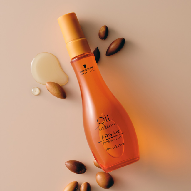 Schwarzkopf Professional – Oil Ultime – Huile de Finition à l’Argan | Huile capillaire pour cheveux abîmés ou indisciplinés – 100 ml