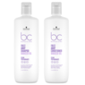 Schwarzkopf Professional CombiDeal - Bonacure | Frizz Away Shampoo 1000ML & Conditioner 1000ML - voor krullend- of pluizend haar