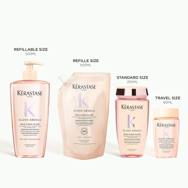 Kérastase - Gloss Absolu - Bain Hydra-Glaze | Shampoo voor dof haar - 80 ml