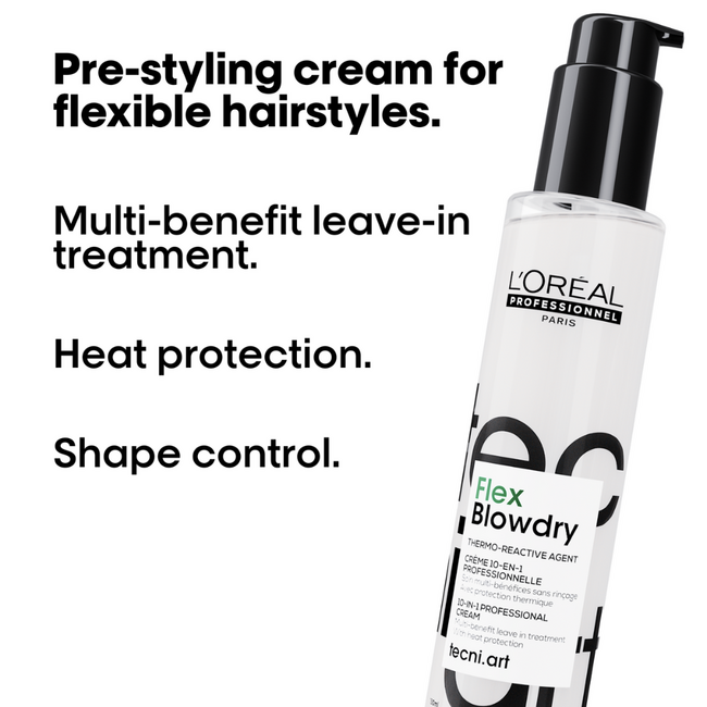 L’Oréal Professionnel - Tecni.Art - Blowdry | Crème coiffante pour tous les types de cheveux – 150 ml