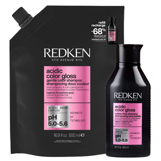 Redken Redken CombiDeal – Acidic Color Gloss | Shampoo 300 ML & Shampoo-Nachfüllpackung 500 ML – für coloriertes Haar