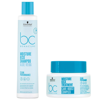 Schwarzkopf Professional Schwarzkopf Professional CombiDeal - Bonacure | Moisture Kick Shampoo 250ML & Masker  200ML - voor droog- of door zon beschadigd haar