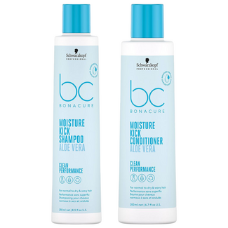Schwarzkopf Professional Schwarzkopf Professional CombiDeal - Bonacure | Moisture Kick Shampoo 250ML & Conditioner 200ML - voor droog- of door zon beschadigd haar