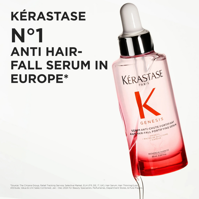 Kérastase - Genesis - Sérum Anti-Chute Fortifiant | Sérum capillaire pour cheveux clairsemés - 90 ml