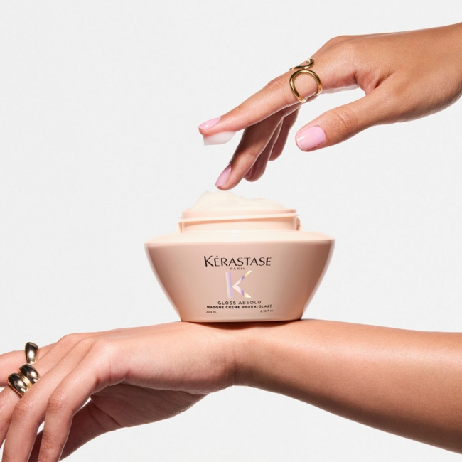 Kérastase – Gloss Absolu – Masque Crème Hydra Glaze | Haarmaske für glanzloses Haar – 200 ML