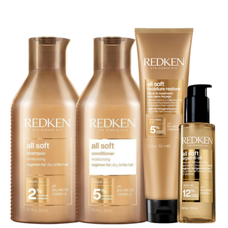 Redken Redken CombiDeal – All Soft | Routine pour cheveux secs ou abîmés par le soleil