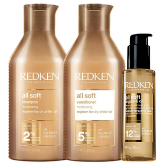 Redken Redken CombiDeal - All Soft | Routine voor droog- of door zon beschadigd haar