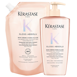 Kérastase Kérastase CombiDeal - Gloss Absolu | Bain Crème Hydra-Glaze 500 ML & Bain Refill 500 ML