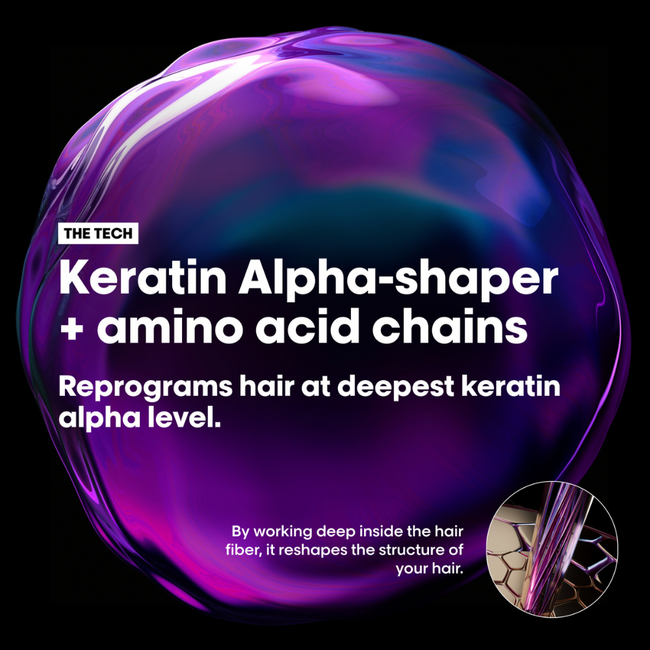 L’Oréal Professionnel - Keratin Alpha Sleek | Shampoo voor krullend- of pluizend haar - 500 ml