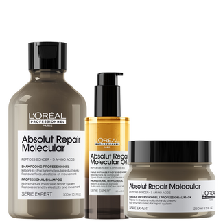 L'Oréal Professionnel L’Oréal Professionnel CombiDeal - Absolut Repair Molecular | Routine Voor Beschadigd Haar