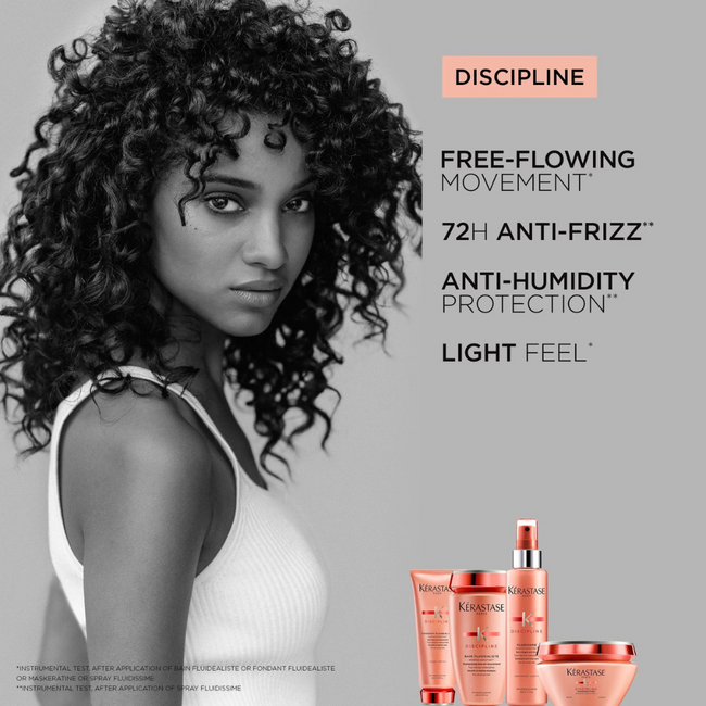 Kérastase CombiDeal - Discipline - Bain (Shampoo) Fluidealiste 250 ML & Fondant Fluidealiste 200 ML | for damaged or unmanageable hair