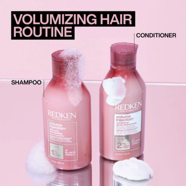 Redken CombiDeal - Volume Injection - Shampoo 300 ML & Conditioner 300 ML | for all hair types