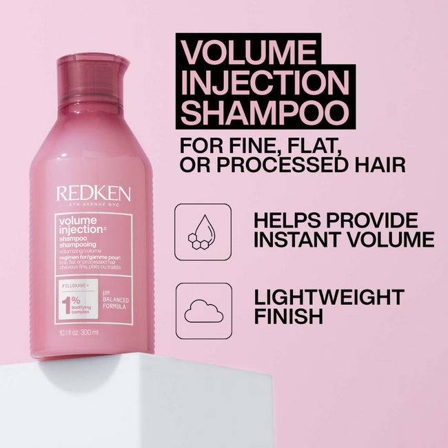 Redken CombiDeal - Volume Injection - Shampoo 300 ML & Conditioner 300 ML | for all hair types