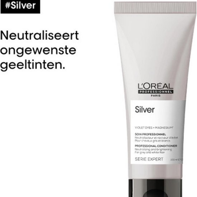 L’Oréal Professionnel CombiDeal - Argent - Shampoo 300 ML & Conditioner 200 ML | pour cheveux gris