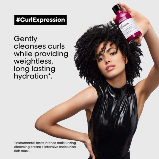 L’Oréal Professionnel CombiDeal - Curl Expression - Shampoo Hydraterend 300 ML & Hydraterend Masker 250 ML | for curly or frizzy hair