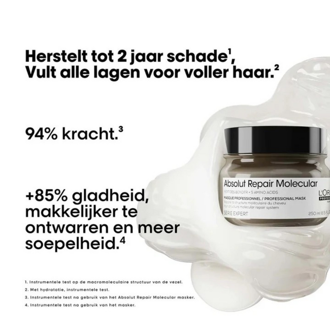 L’Oréal Professionnel CombiDeal – Absolut Repair Molecular | Routine for damaged or unmanageable hair