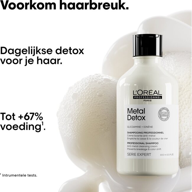 L'Oréal Professionnel CombiDeal - Metal Detox - Shampoo 300 ML & Masker 250 ML | pour cheveux colorés