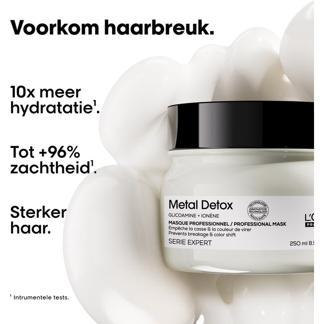 L'Oréal Professionnel CombiDeal - Metal Detox - Shampoo 300 ML & Masker 250 ML | pour cheveux colorés