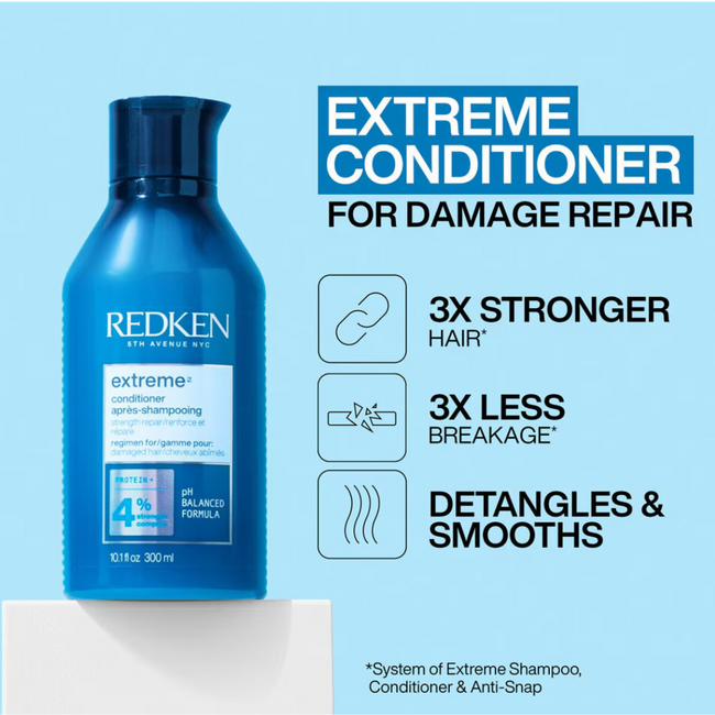 Redken CombiDeal - Extreme - Shampoo 1L & Conditioner 1L | for damaged or unmanageable hair