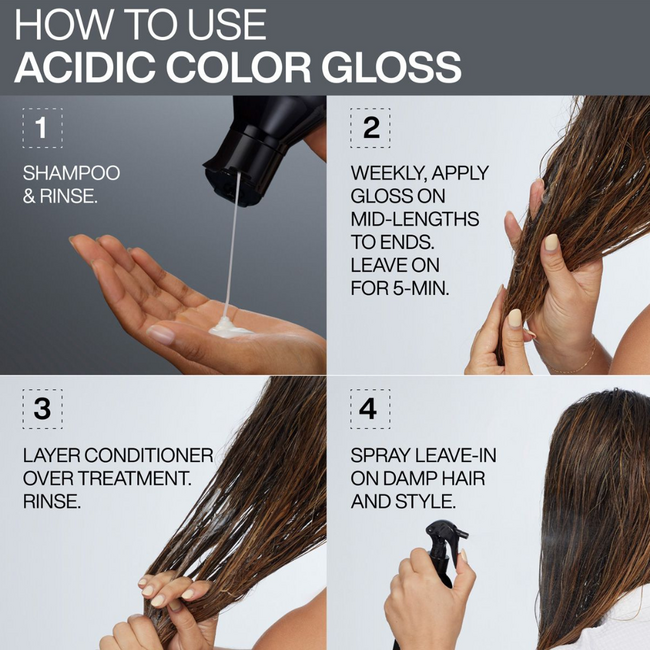 Redken CombiDeal - Acidic Color Gloss - Shampoo 1L & Conditioner 1L | for colored hair