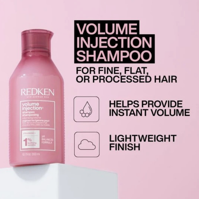 Redken CombiDeal - Volume Injection - Shampoo 1L & Conditioner 1L | for all hair types