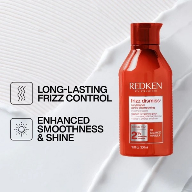 Redken CombiDeal - Frizz Dismiss - Shampoo 300 ML & Conditioner 300 ML | pour cheveux bouclés ou frisottis