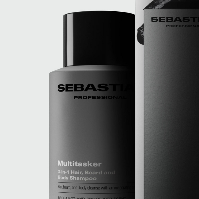 Sebastian Professional - Multitasker For Men 3-in-1 | Shampoo voor alle haartypes - 50 ml