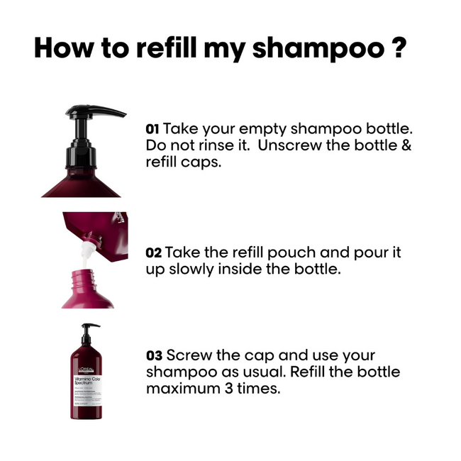 L’Oréal Professionnel Vitamino Color Spectrum Refill Shampoo für coloriertes Haar – 1000 ml