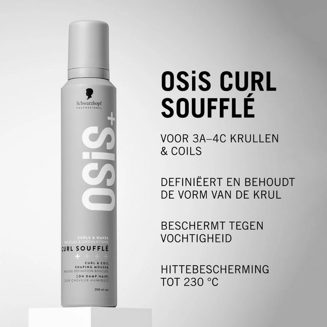Schwarzkopf Professional - OSiS | Hair Mousse for curly or frizzy hair - 200 ml