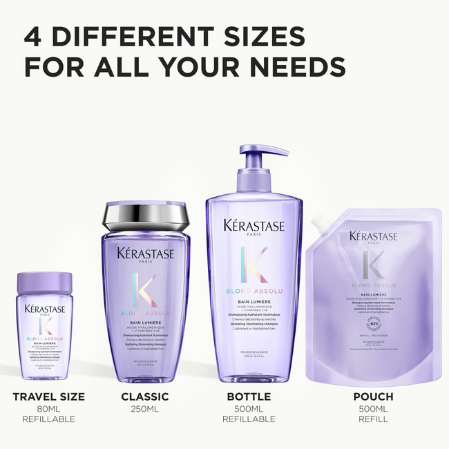 Kérastase - Blond Absolu - Bain Lumière | Shampoo voor blond haar - 80 ml
