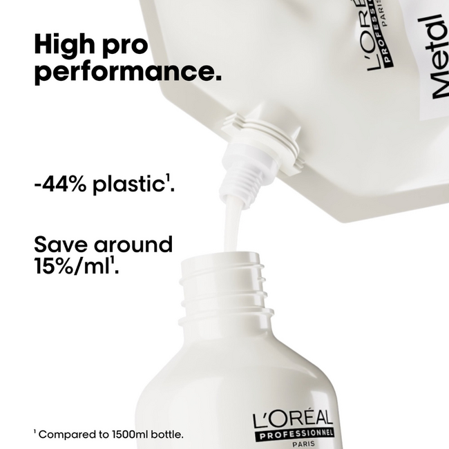 L’Oréal Professionnel - Metal Detox - Refill | Shampoo voor gekleurd haar - 1000 ml