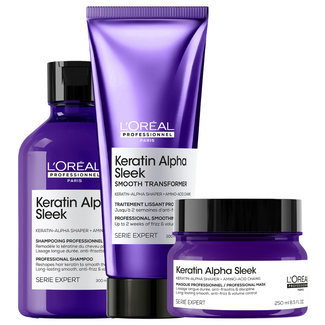 L'Oréal Professionnel L’Oréal Professionnel CombiDeal – Keratin Alpha Sleek | Routine für lockiges oder frizziges Haar