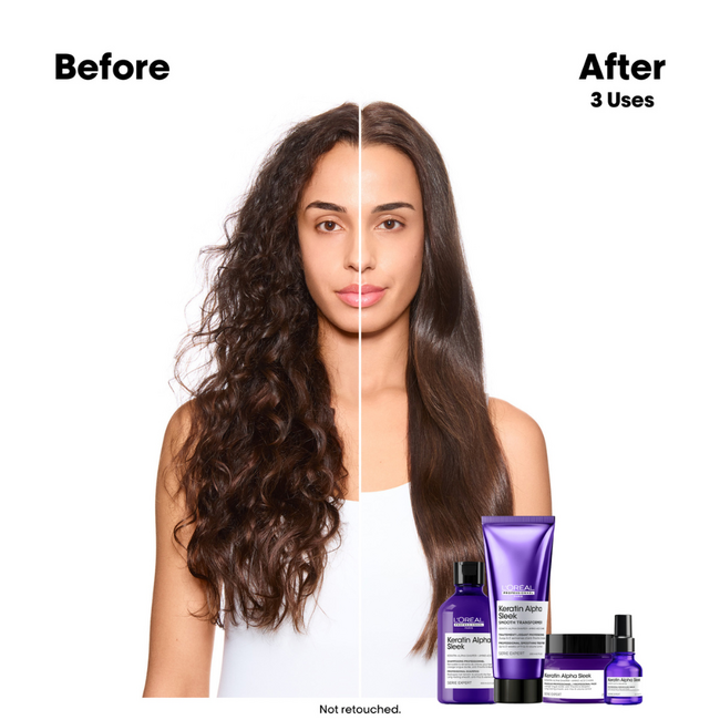 L’Oréal Professionnel CombiDeal – Keratin Alpha Sleek | Routine pour cheveux bouclés ou frisottants
