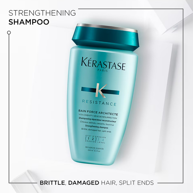 Kérastase CombiDeal - Résistance - Bain (Shampoo) Force Architecte 250 ML & Masque Force Architecte 200 ML | voor beschadigd- of onhandelbaar haar