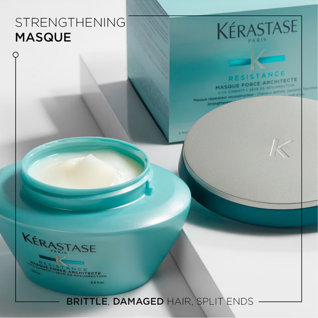 Kérastase CombiDeal - Résistance - Bain (Shampoo) Force Architecte 250 ML & Masque Force Architecte 200 ML | voor beschadigd- of onhandelbaar haar