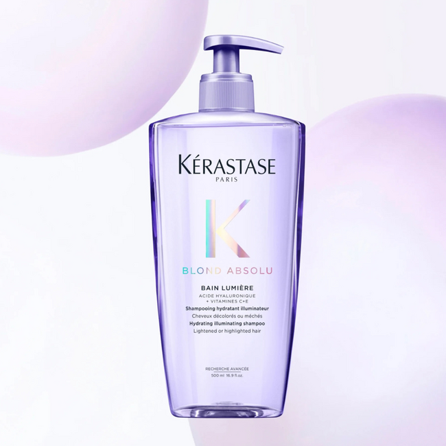Kérastase CombiDeal - Blond Absolu - Bain (shampoo) Lumière 500 ML & Bain Lumière Refill 500ML | voor blond haar