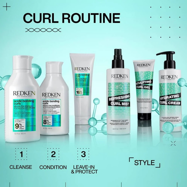 Redken CombiDeal - Acidic Bonding Curls - Shampoo 1L & Conditioner 1L | voor krullend- of pluizend haar