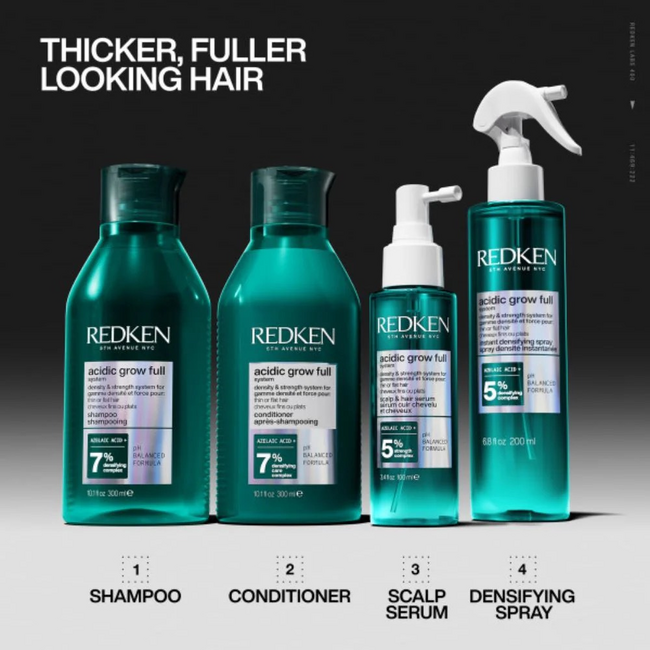 Redken CombiDeal - Acidic Grow Full | Shampoo 300 ML & Conditioner 300 ML - voor fijn haar