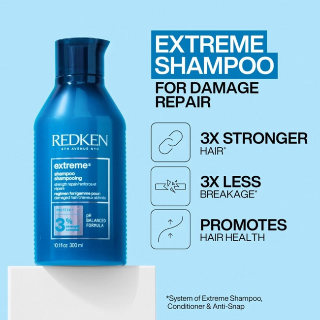 Redken CombiDeal - Extreme - Shampoo 300 ML & Conditioner 300 ML | voor beschadigd- of onhandelbaar haar