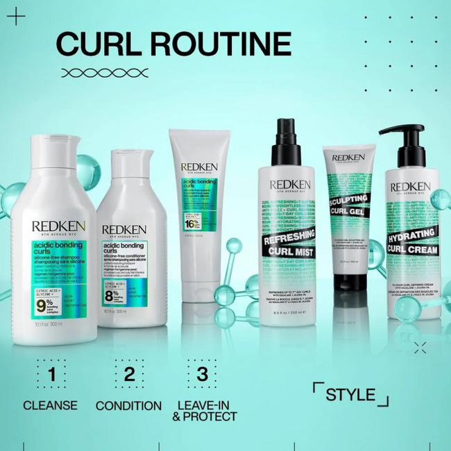 Redken CombiDeal - Acidic Bonding Curls - Shampoo 300 ML & Conditioner 300 ML | voor krullend- of pluizend haar