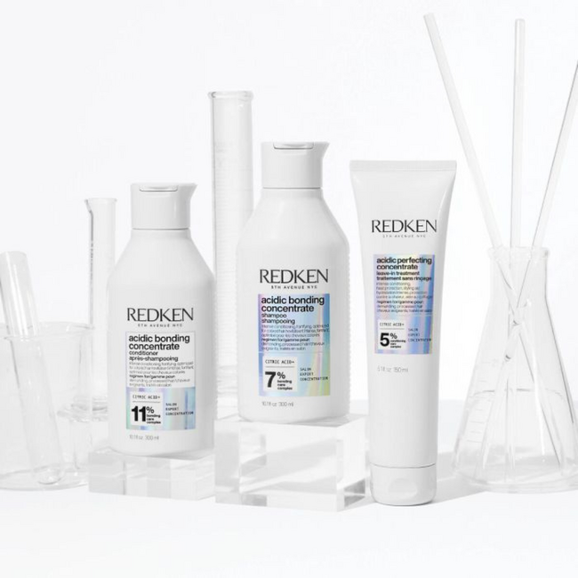 Redken CombiDeal - Acidic Bonding Concentrate - Shampoo 500 ML & Conditioner 500 ML | voor beschadigd- of onhandelbaar haar