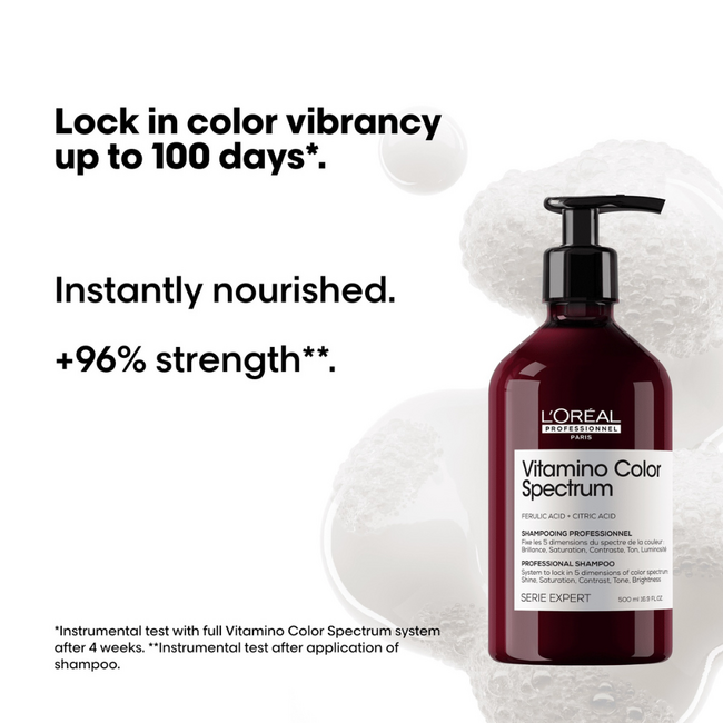 L’Oréal Professionnel CombiDeal – Vitamino Color Spectrum | Shampoo 500 ML & Conditioner 500 ML – für coloriertes Haar