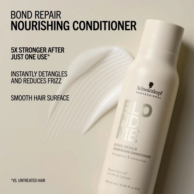 Schwarzkopf Professional CombiDeal - BlondMe | Bond Repair Nourishing Shampoo 1L & Nourishing Conditioner 1L - voor blond haar