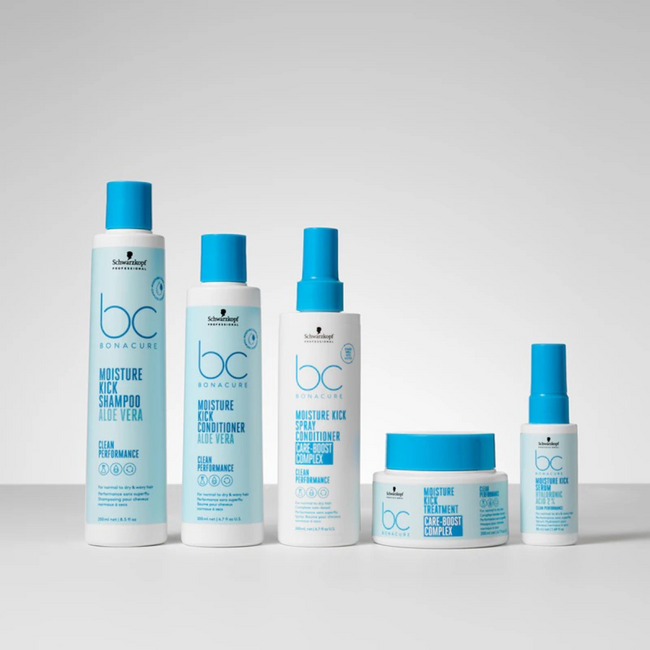 Schwarzkopf Professional CombiDeal - Bonacure | Moisture Kick Shampoo 1L & Conditioner 1L - voor droog- of door zon beschadigd haar